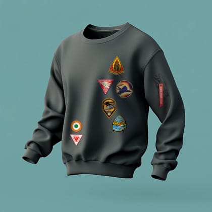 Indian Air Force: The Aerial Legacy Grey Sweatshirt-S
