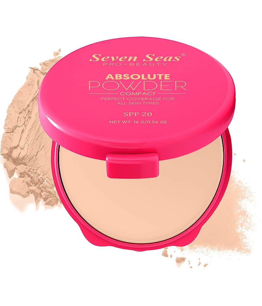 Seven Seas Absolute Compact Powder Pressed Powder Medium SPF 15 16 g