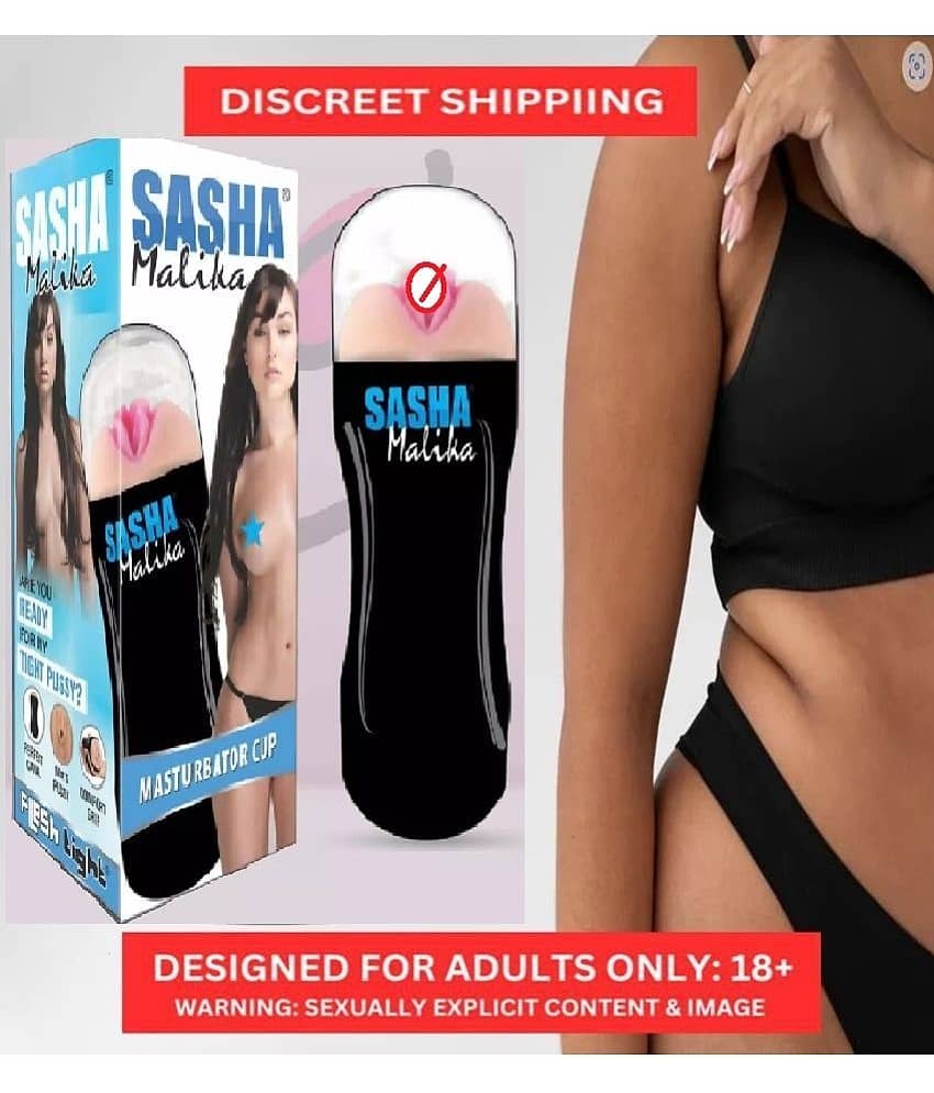 SASHA MALE POCKET PUSSY MASTURBATOR CUP WITH FREE LUBE