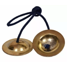 Handmade Brass Manjeera 6 Percussion Indian Musical Cymbal Instrument