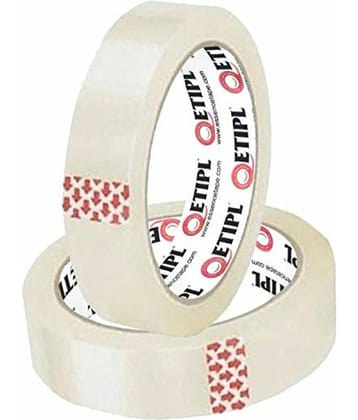 ETI - Transparent Cello Packaging Tape 24mmX65mtr (Pack of 2)