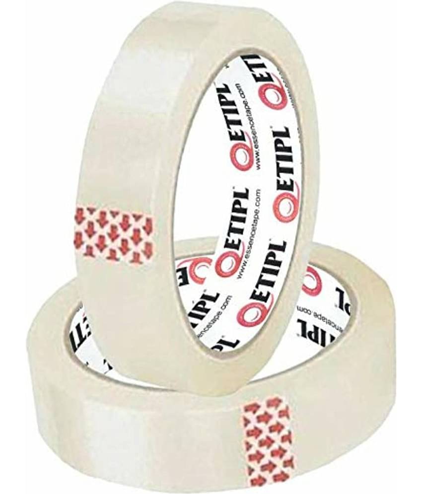 ETI - Transparent Cello Packaging Tape 24mmX65mtr (Pack of 2)