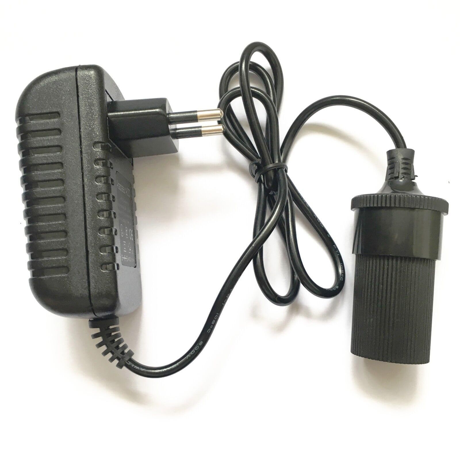 AC to 12V Car Cigarette Lighter Socket Power Adapter Converter