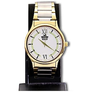 Golden Platinum Men'S Watch