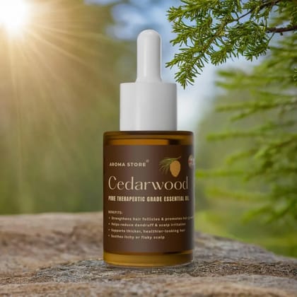 Cedarwood Essential Oil 100% Pure & Therapeutic Grade 30 ML Cedarwood Essential Oil 100% Pure & Therapeutic Grade 30 ML