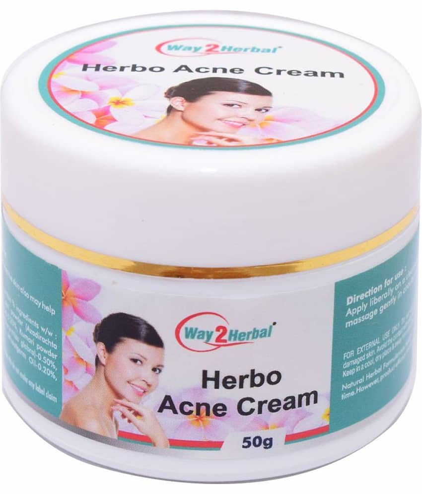 Way2Herbal Herbo Acne Cream Paste 50 Gm Pack of 1