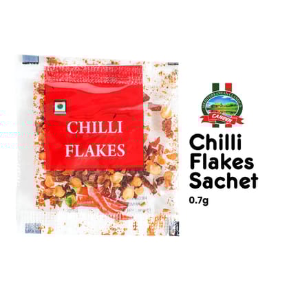 Chilli Flakes Sachet 0.7 G 1 BOX Chilli Flakes Sachet 0.7 G 1 BOX