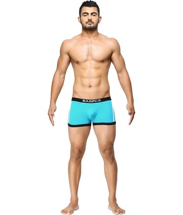 La Intimo Pack of 1 Cotton Trunk For Men's ( Teal )