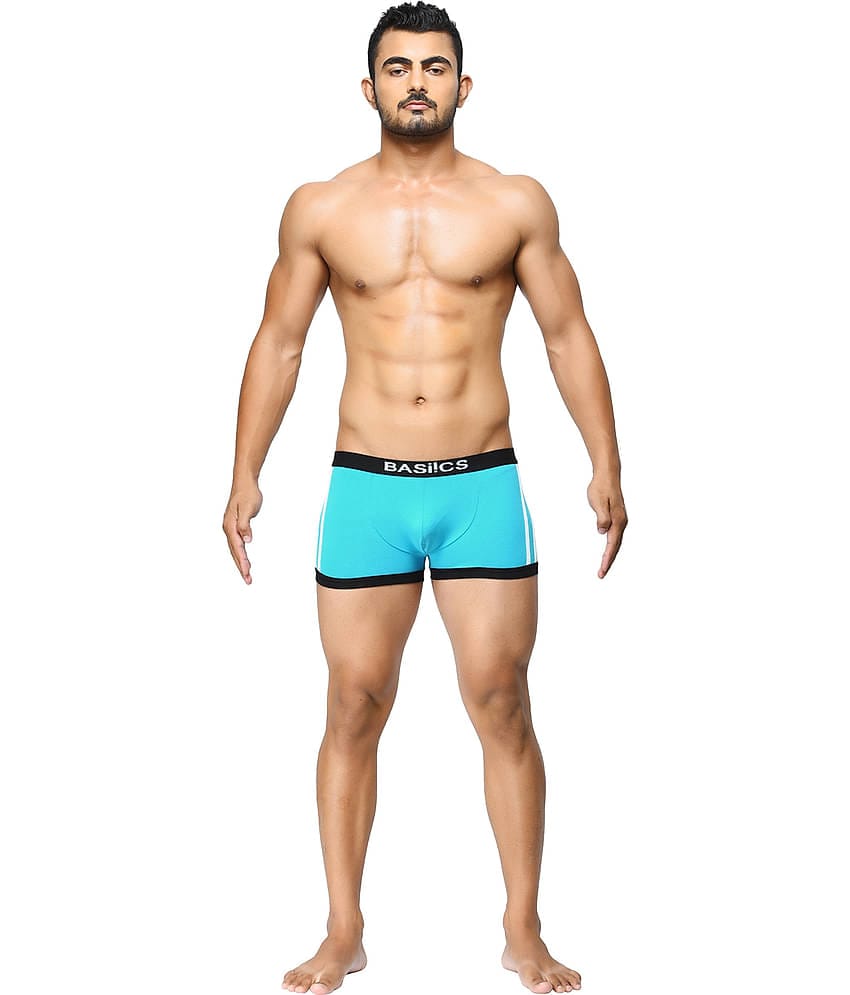 La Intimo Pack of 1 Cotton Trunk For Men's ( Teal )