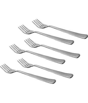 A & H ENTERPRISES - Steel Stainless Steel Table Fork ( Pack of 6 )