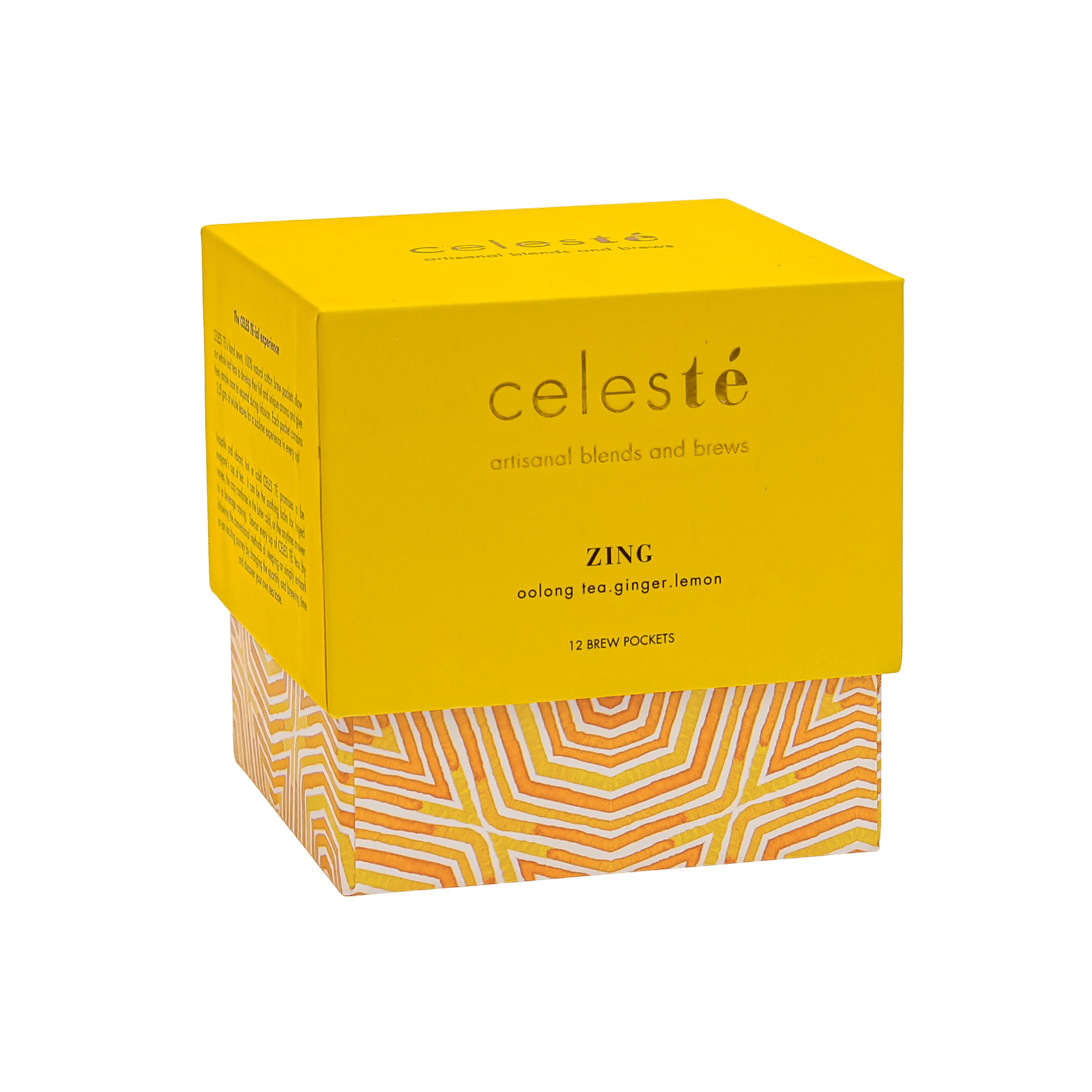 Lemon Ginger Tea | Zing-12 Tea Bags