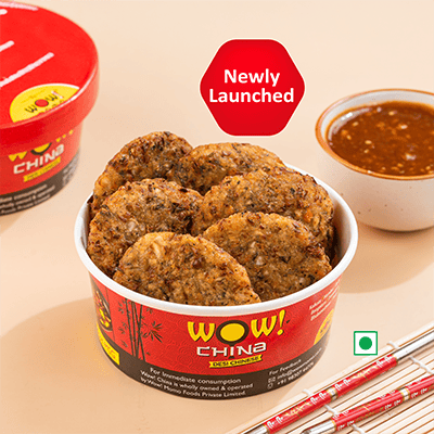 Veg Crispy Manchurian Coins With Schezwan Sauce (6pcs)