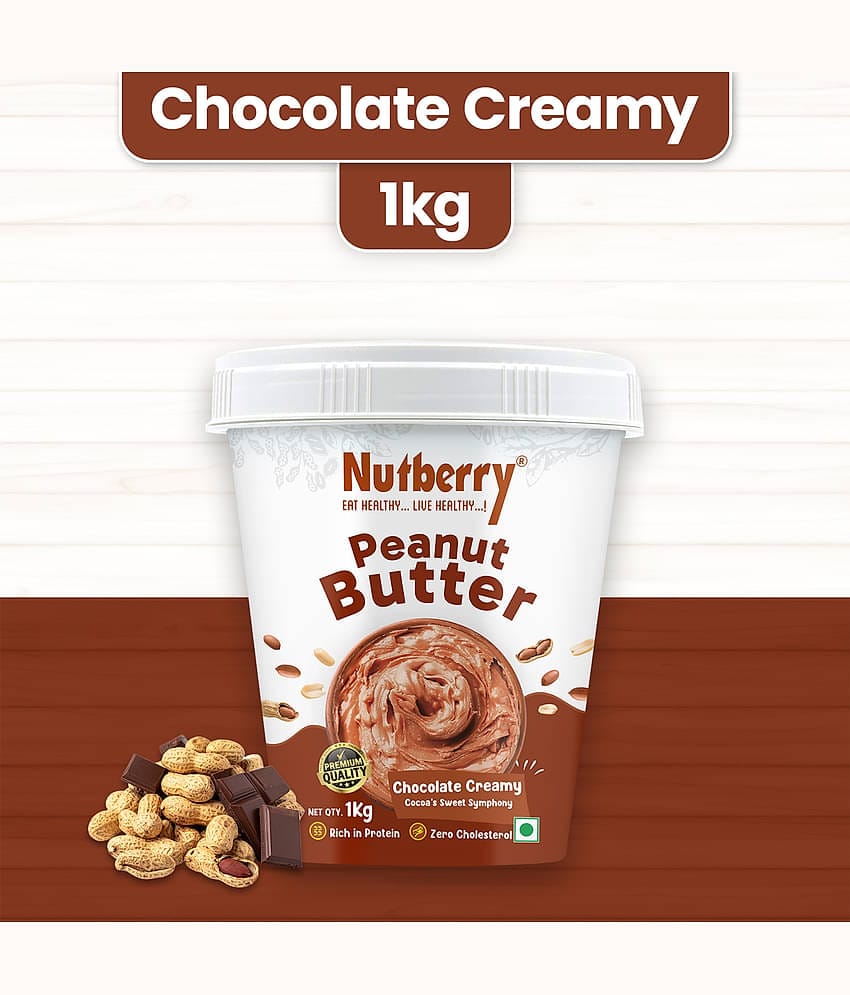 Nutberry 1 kg Creamy Nut Butter ( Pack of 1 )