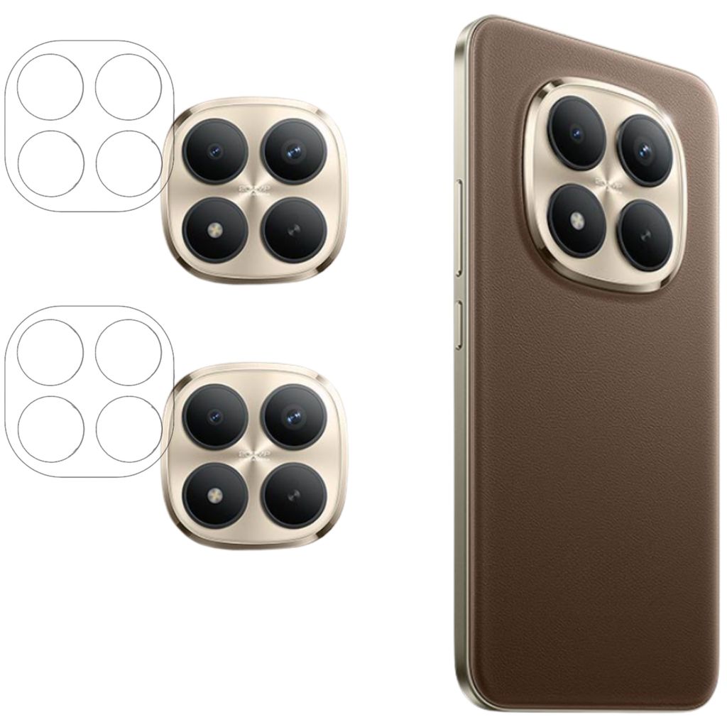 ISAAK Back Camera Lens Protector compatible for Redmi Note 15 Pro Plus (Pack of 2)