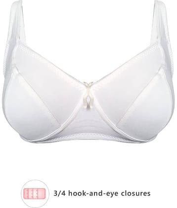 Clovia Cotton Non Padded Women's Everyday Bra ( White )