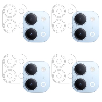 ISAAK Back Camera Lens Protector compatible for Vivo T5 Lite (Pack of 4) ISAAK Back Camera Lens Protector compatible for Vivo T5 Lite (Pack of 4)