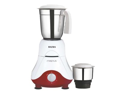 BALTRA Magnus BMG-161 Mixer Grinder 550W, 2 Multipurpose Jars, Powerful Grinding, Adjustable Speed Control, Overload Protection, 2-Year Warranty BALTRA Magnus BMG-161 Mixer Grinder 550W, 2 Multipurpose Jars, Powerful Grinding, Adjustable Speed Control, Overload Protection, 2-Year Warranty