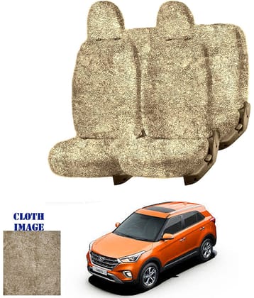 Hyundai Creta Beige 5 Seater Car Seat Cover