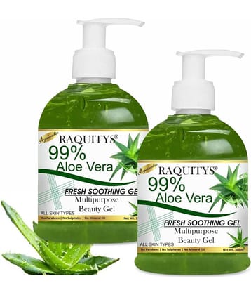 RAQUITYS PURE Aloe Vera Gel - Moisturize Skin & Younger Looking (600 ml)