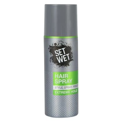 Set Wet Extreme Hold Styling Hair Spray For Men, 200 ml
