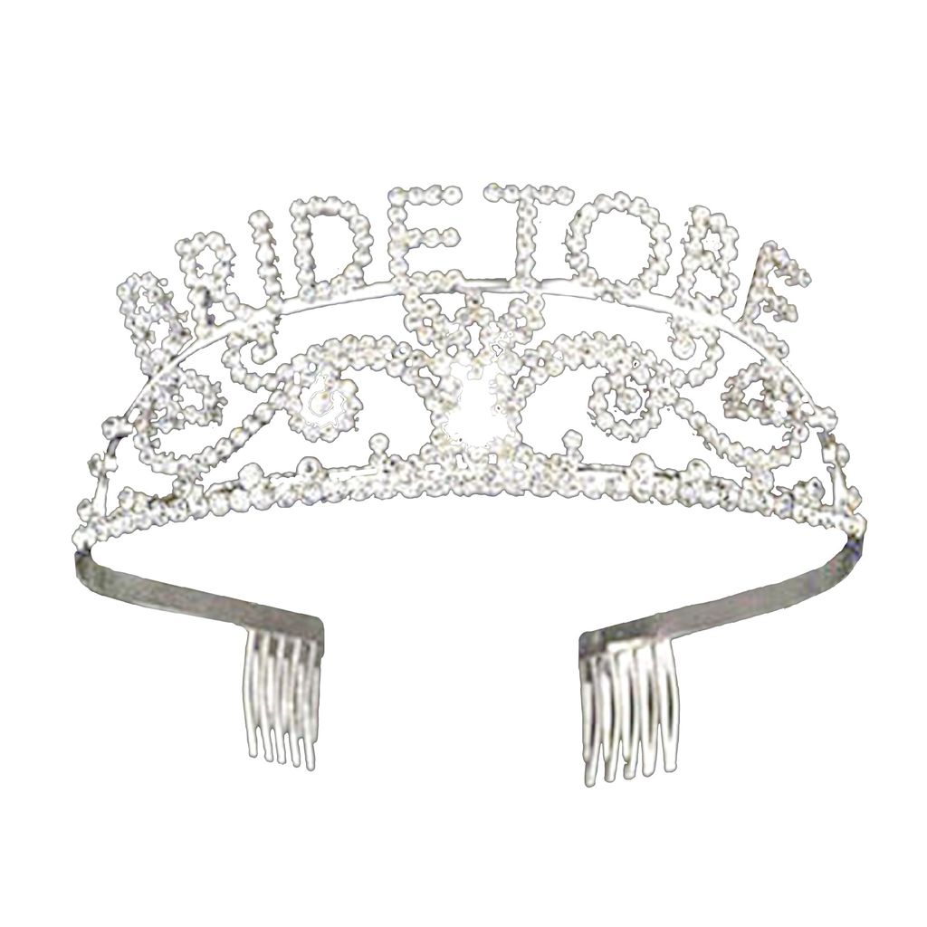 Bride To Be Metal Tiara -1PC
