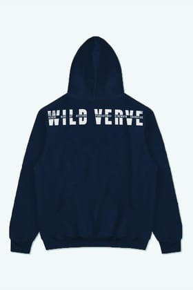 MOTIVATION IS TEMPORARY HOODIE (Navy Blue)-S