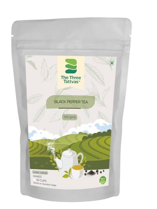 The Three Tattvas Black Pepper Tea, 100 gm