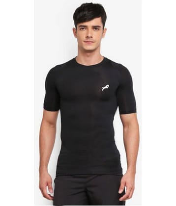 Just rider Half sleeves Men ultra stretchable gym-workout compression support tshirt in premium Quality fabric || compression Support || GYM || YOGA|| Active-wear || Sportswear|| cycling||Running