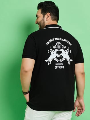 Men Plus Size Nagoya Printed Polo Tshirt - 7XL Men Plus Size Nagoya Printed Polo Tshirt - 7XL