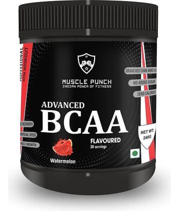 Muscle Punch Muscle Punch | BCAA 30 Servings | Watermelon 240 gm