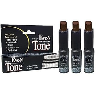 Eve-N Tone Natural Hair Color Stick for Quick Touch-Up Hair Dye Stick Easy to Use Pack Of 3, 21g Brown Eve-N Tone Natural Hair Color Stick for Quick Touch-Up Hair Dye Stick Easy to Use Pack Of 3, 21g Brown