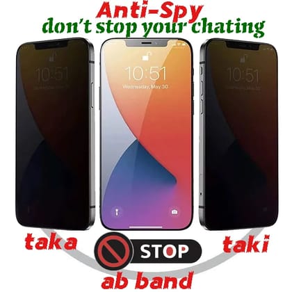 All Vivo anti spy Tempered Glass  ( privacy tempered glass )