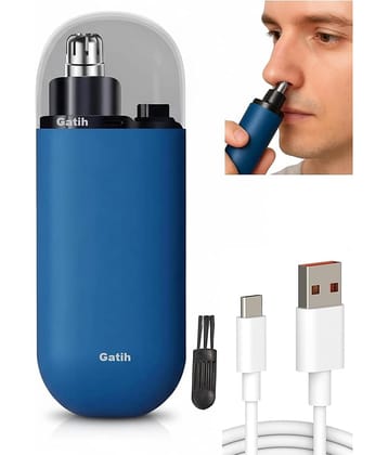 Gatih Nose Hair Trimmer Multicolor Cordless Nose Trimmer With 120 minutes Runtime