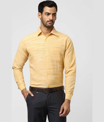 DESHBANDHU DBK - Yellow Cotton Regular Fit Men's Formal Shirt (Pack of 1)