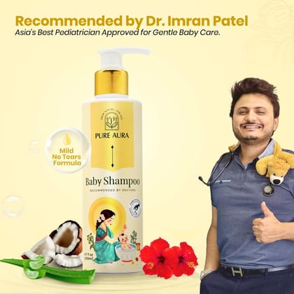 Pure Aura Winter Special Baby Care Kit | Moisturising Lotion + Baby Wash + Sunscreen | Chemical-Free | for Soft & Sensitive Skin | Safe for Newborns & Kids | Doctors Recommended | Made in India