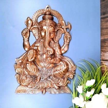 Lord Ganesh Wall Hanging Idol | Ganesha Wall Idol Big Size - for Home, Living Room, Entrance, Main Door | Diwali & Housewarming Gift - 20 Inch