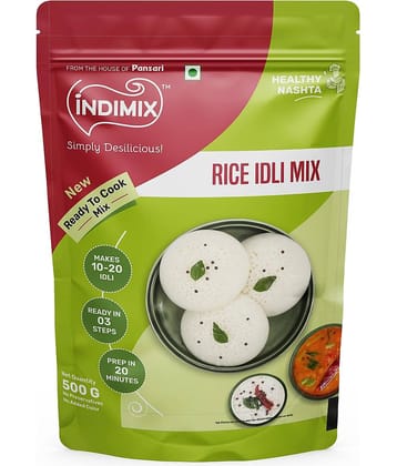 INDIMIX  Ready To Cook Rice Idli  500 gm