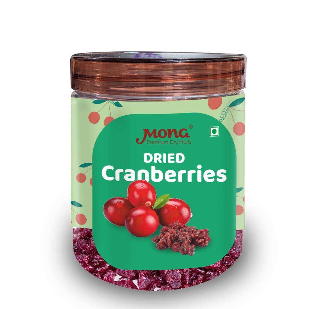 Mona Premium Dried Cranberries - Healthy & Antioxidant-Rich Dry Fruit Snack