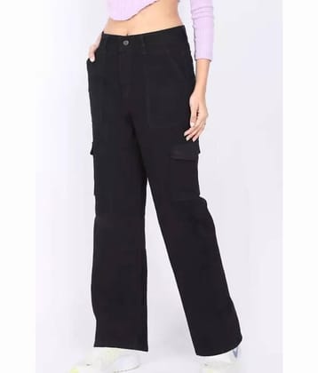 9x denims - black Denim Regular Fit Women's Jeans ( Pack of 1 )