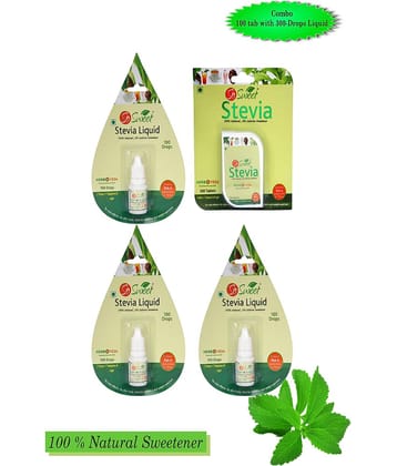 So Sweet 300 Drops+ 100 Tab Sugar Substitute Sprinkler 400 g