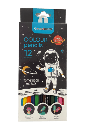 Tianbowen Space Set of 12 Colour Pencils