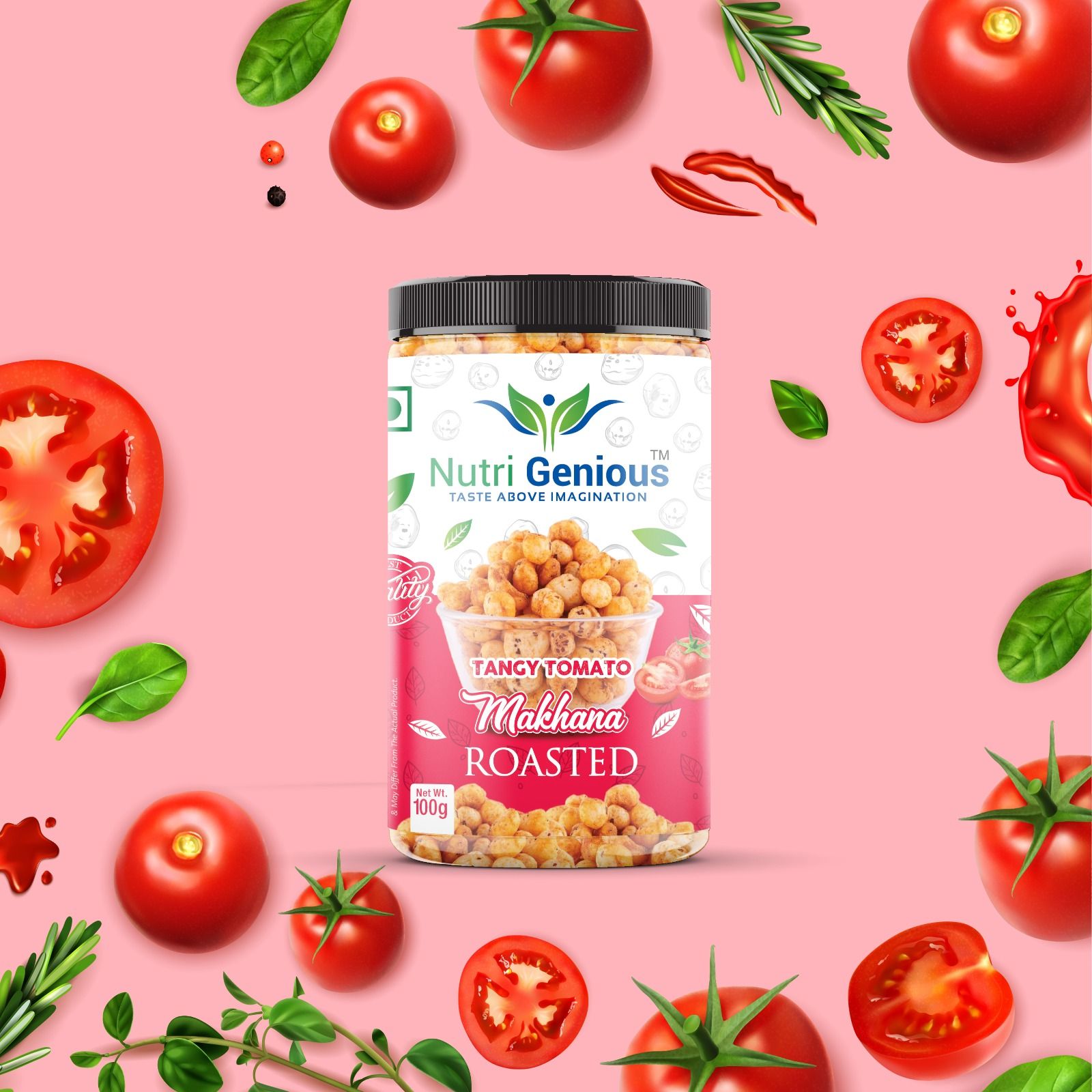 Rosted Makhana tangy tomato