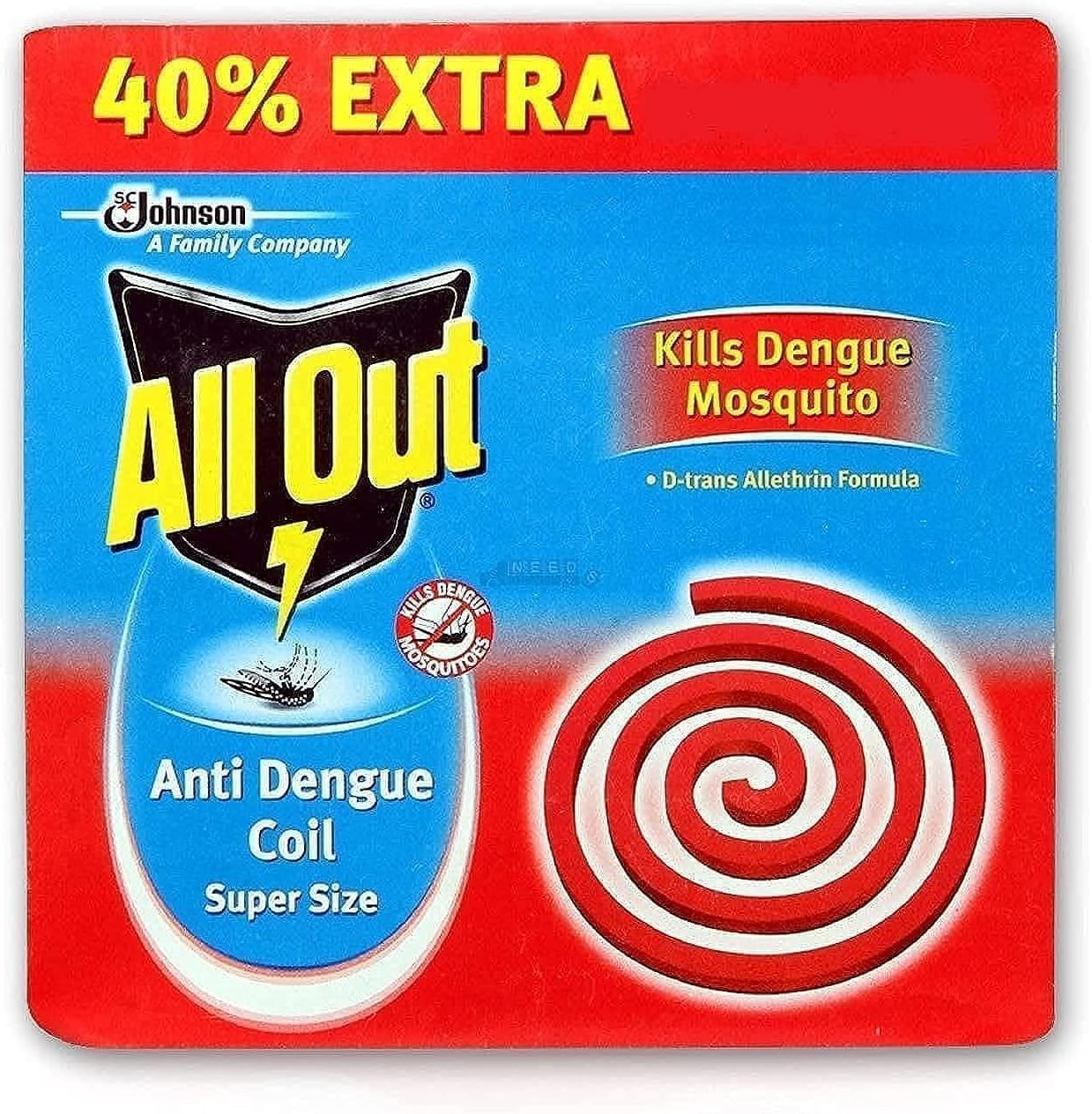 All Out Anti Dengue Coil - Super Size, 10 pcs