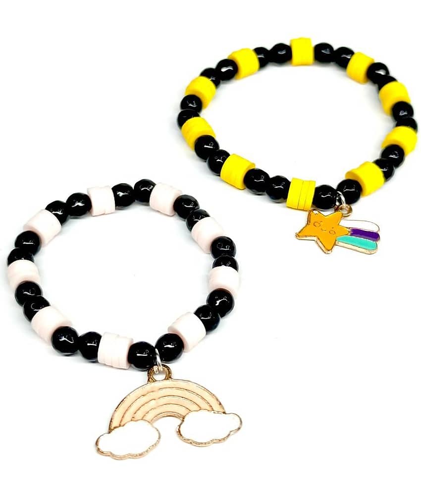 DAIVYA WELLNESS - Multicolor Bracelet ( Pack of 2 )