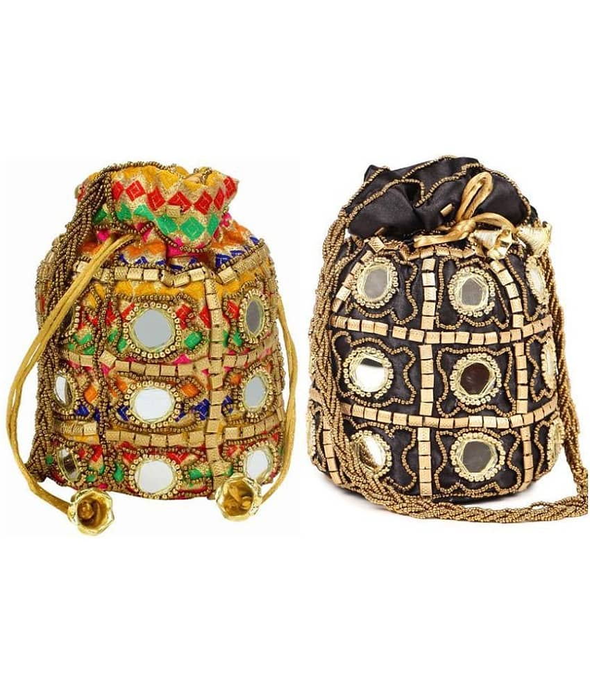 Bulbul Multi Silk Potli