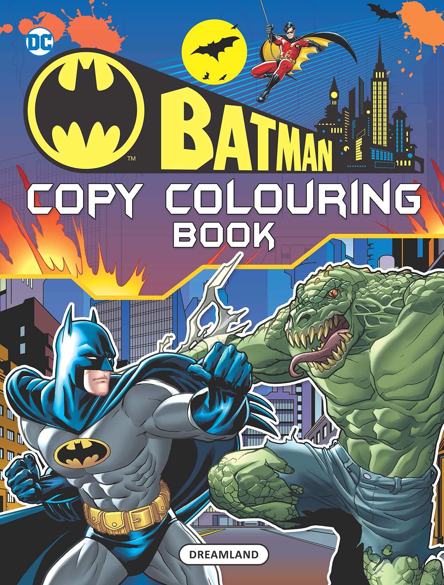 Batman Copy Colouring Book [Paperback] Dreamland Publications