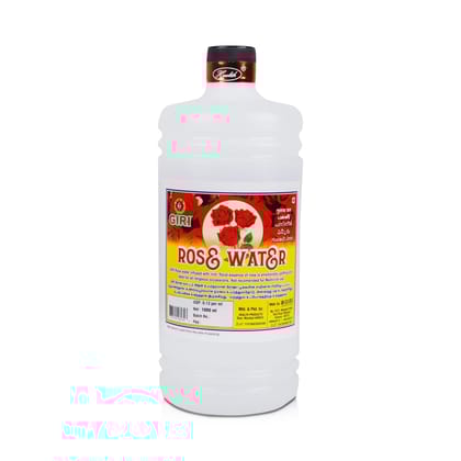Giri Rose Water | Rose Fragrance | Gulab Jal | Gulab Water | Paneer for Pooja 1L