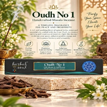 Oudh No. 1 Handcrafted Masala Incense Agarbatti