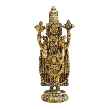 Brass Balaji Idol Statue, Height : 4.5 Inch (BSMAS1921 E)