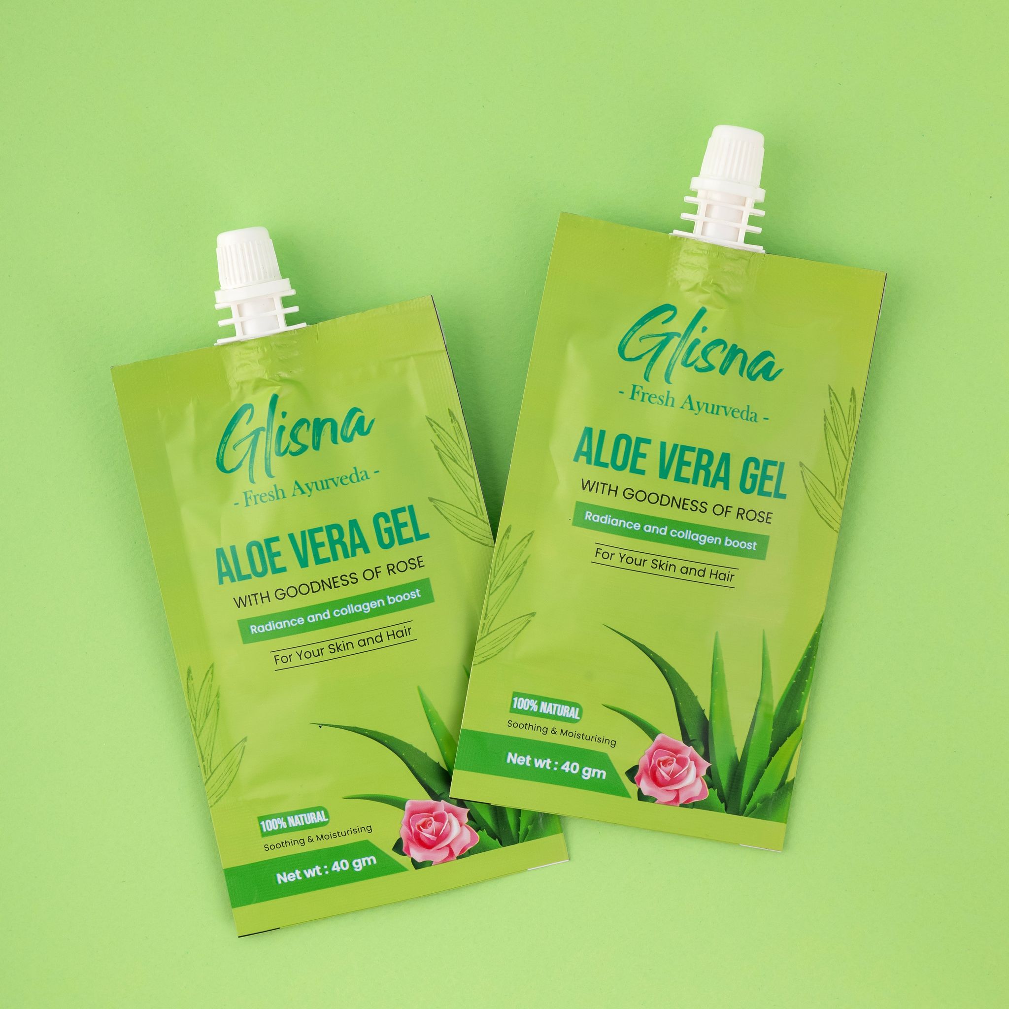 Collagen Boosting Aloe Vera Gel-40g x Pack of 2